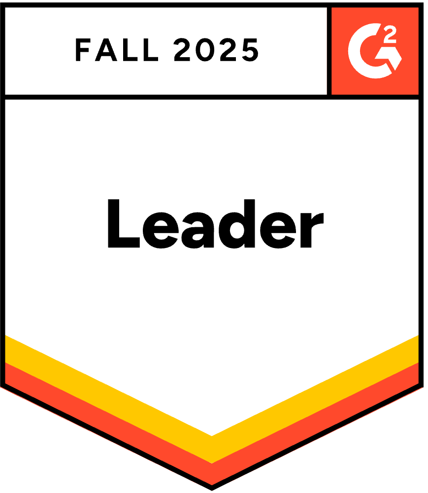 G2 badge for Momentum Leader Fall 2025