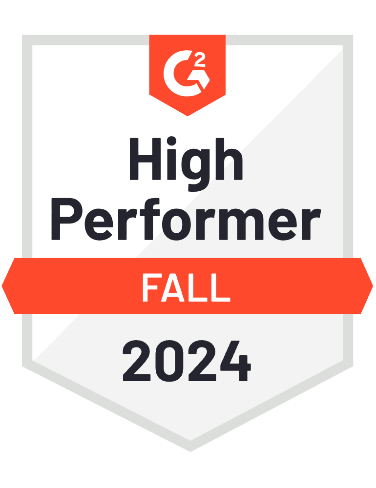 G2 badge for High Performer Summer 2024